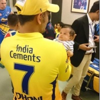 10 Photos of MS Dhoni with his baby Ziva that you can't miss!