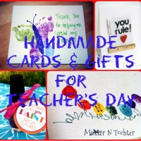 7 Last minute handmade gifts and cards for Teacher's Day