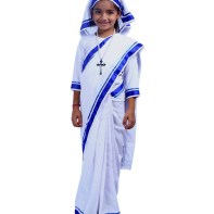 How to dress up a child as Mother Teresa