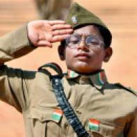 How to dress up a child as Subhash Chandra Bose